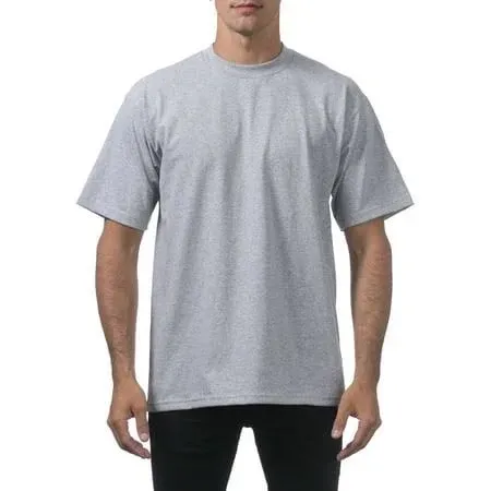 Pro Club Men's 3-Pack Heavyweight Cotton Short Sleeve Crew Neck T-Shirt