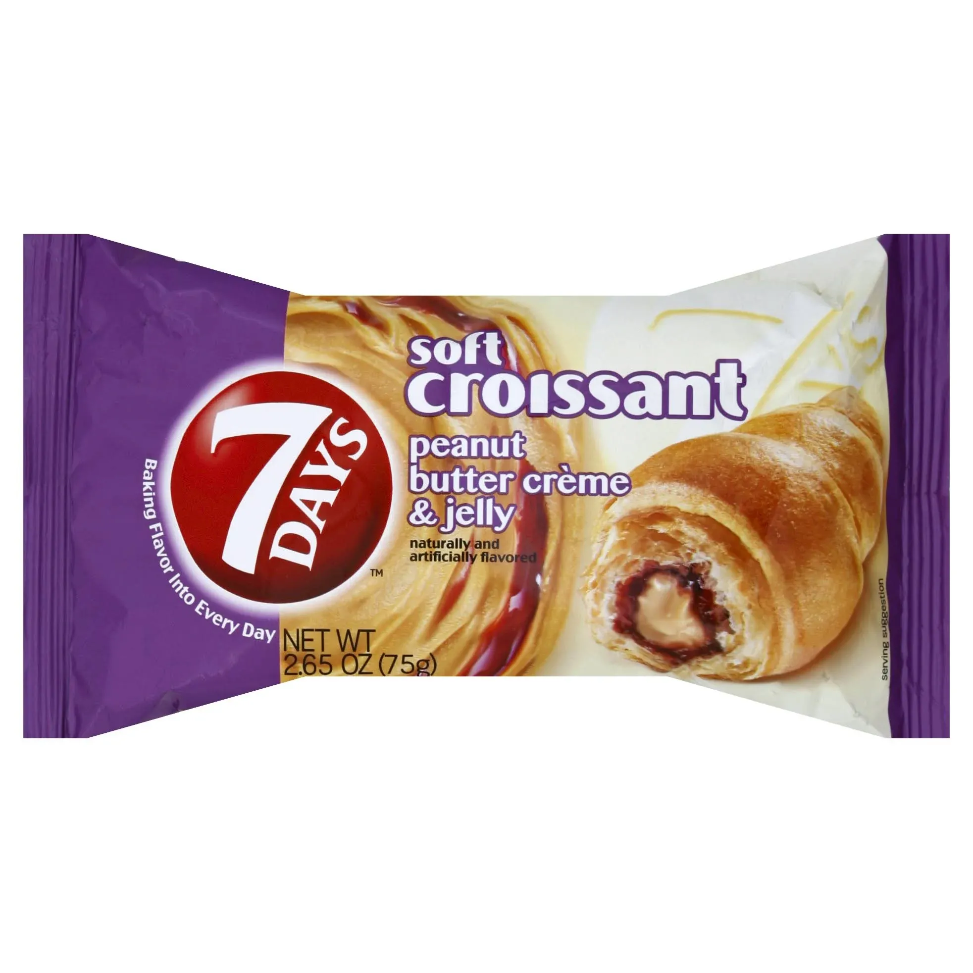 7 Days Peanut Butter & Jelly Creme Soft Croissant