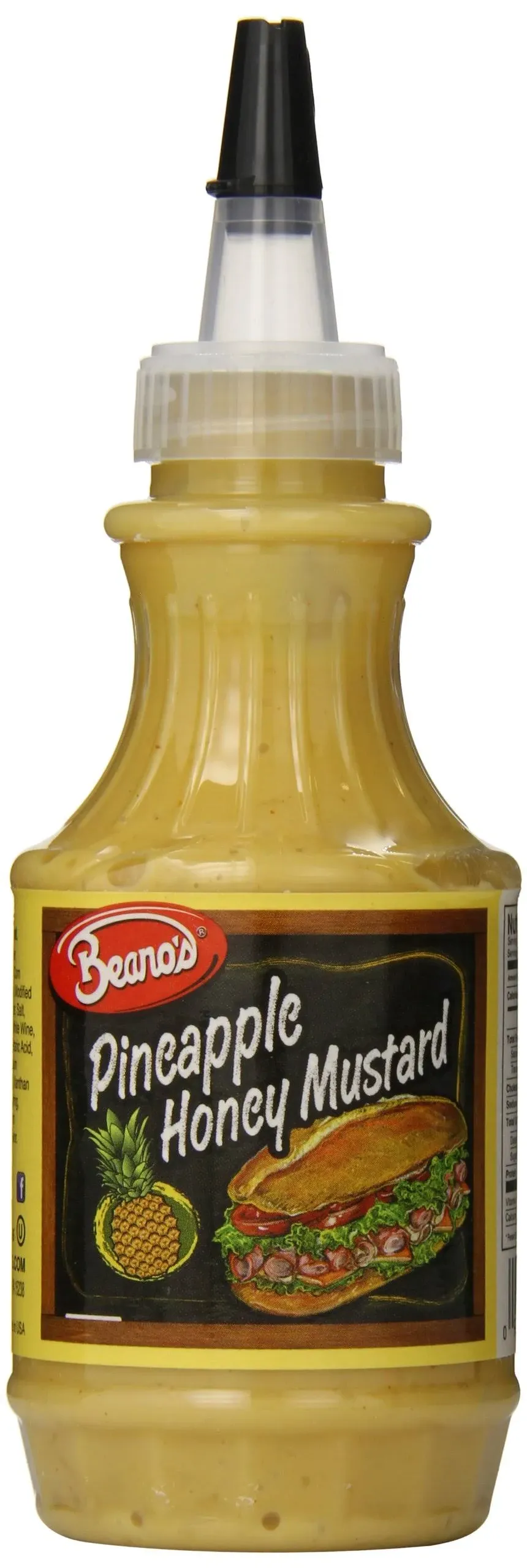 Beano's Pineapple Honey Mustard, 12/8 Ounce Bottles