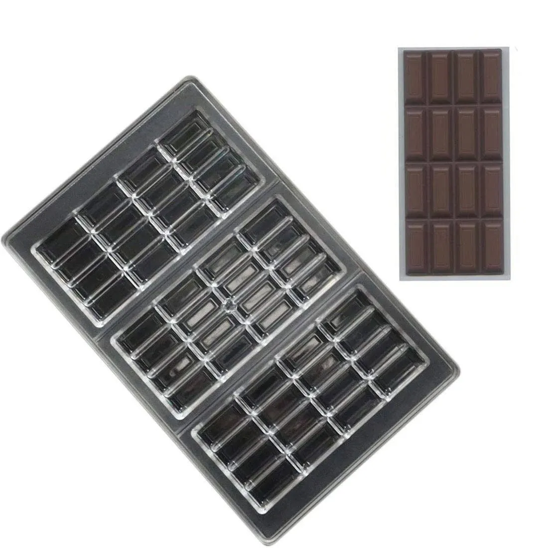 polycarbonate chocolate bar moulds polycarbonate chocolate mold clear hard pl...