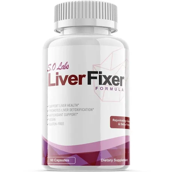 S.O Labs Liver Fixer Cleanse Formula for Liver Health Cleanse Supplement Pills (1 Pack)