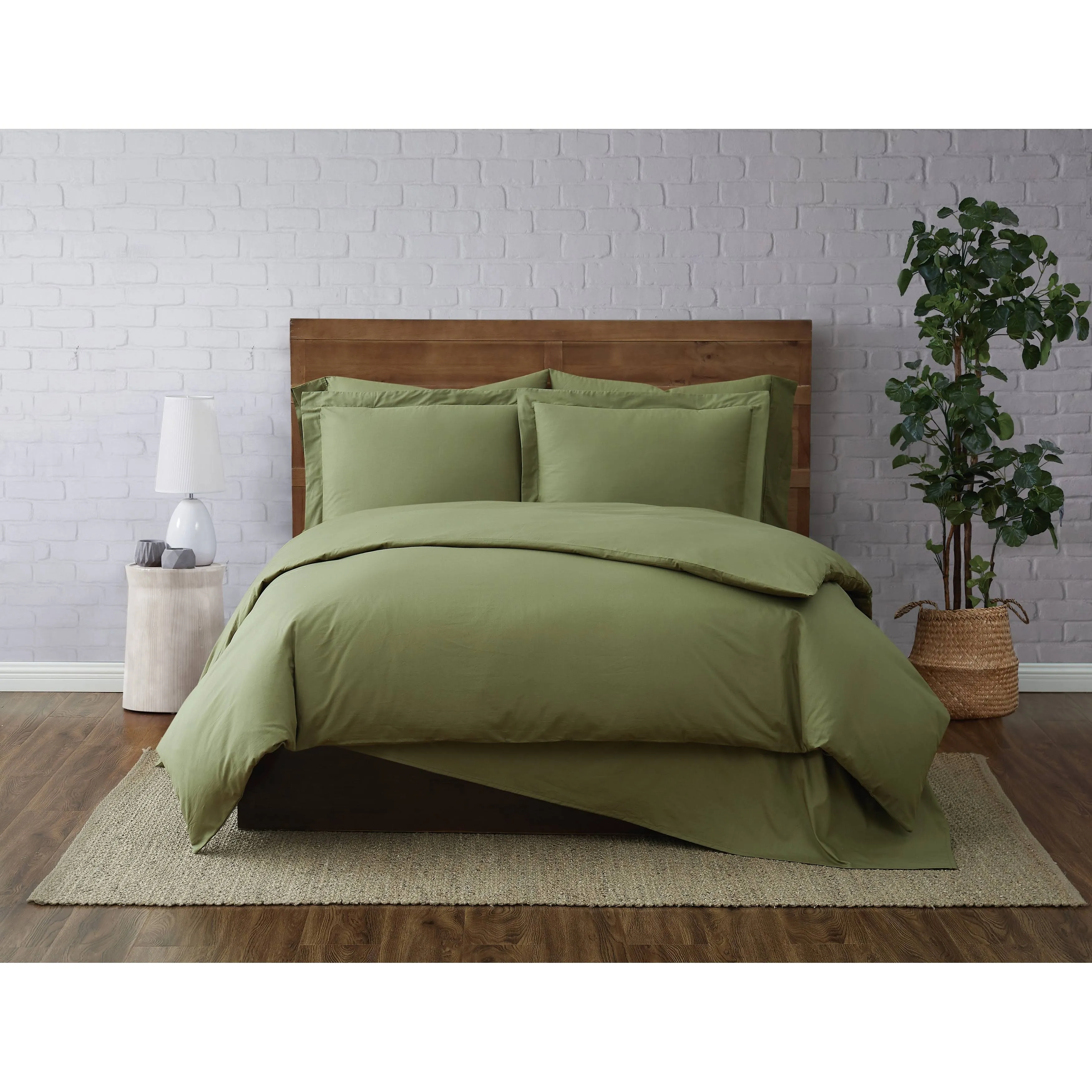 Cannon Solid Percale Duvet Set