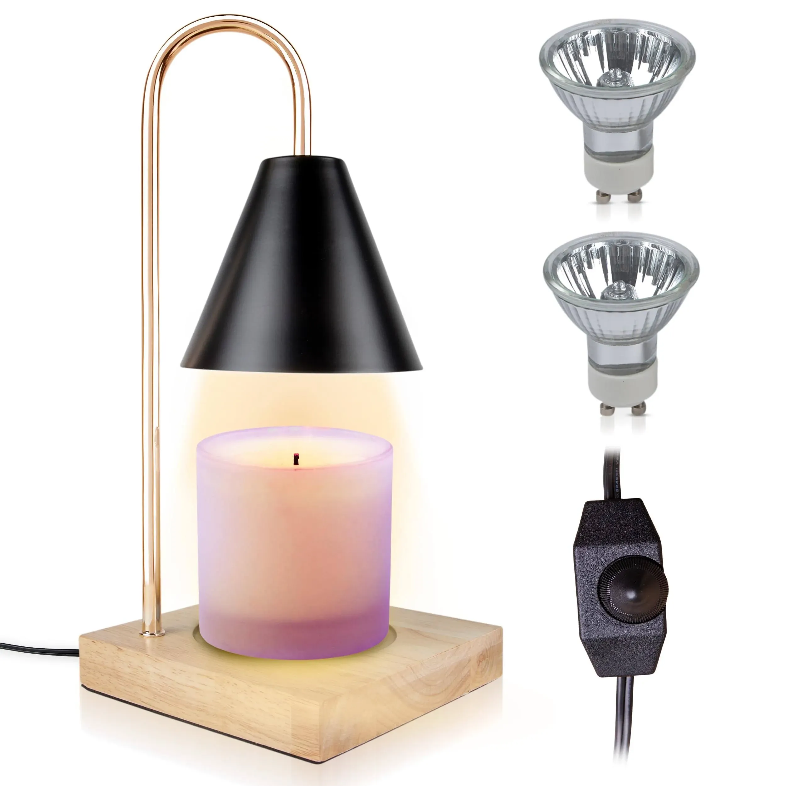 Priville Home Candle Warmer Lamp Black