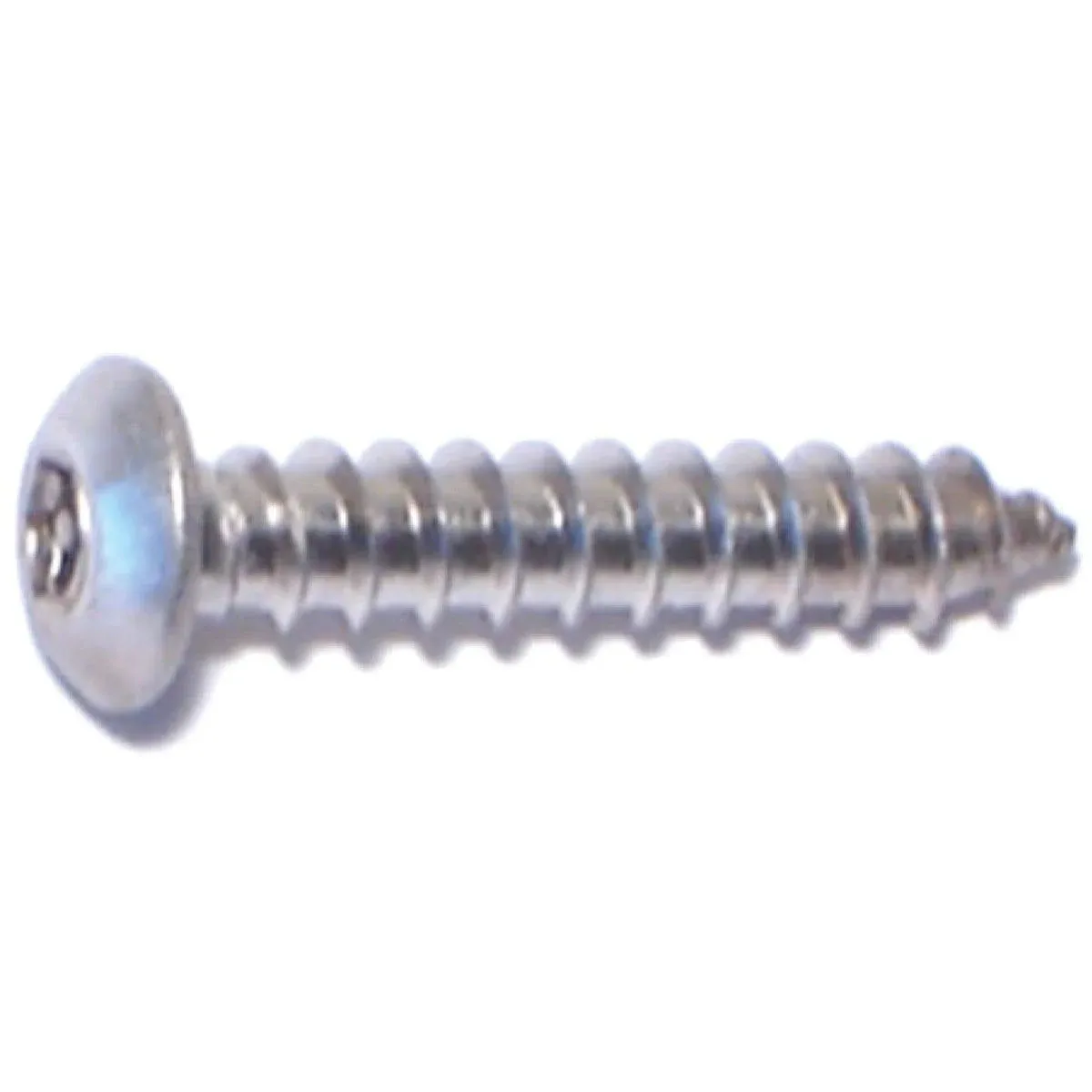 #6 x 3/4" 18-8 Stainless Security Button Sheet Metal Screws (20 pcs.)