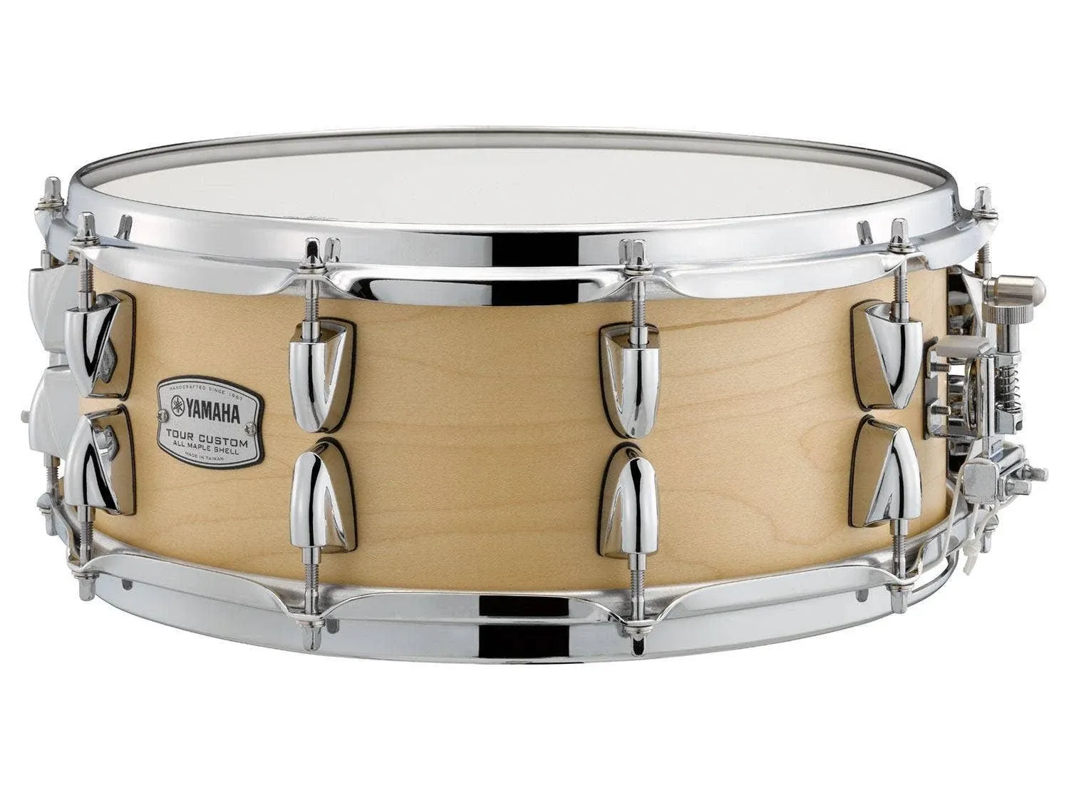 Yamaha Tour Custom Maple 14" x 5.5" Snare Drum, Butterscotch Satin