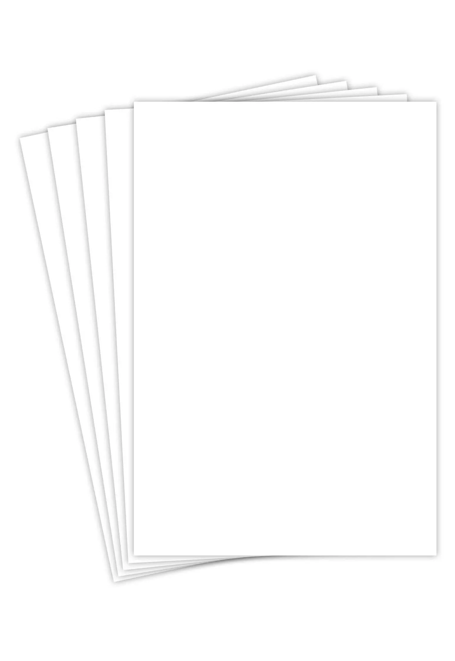 Blank White Cardstock 12” x 18” Inches | Heavyweight 80lb Cover (218 gsm) | 50 Sheets Per Pack