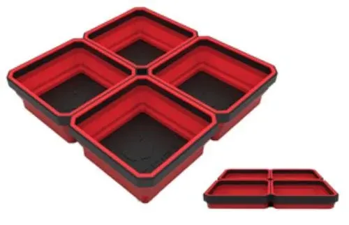 E-Z Red EZTRAY-QRD Quad Expandable Magnetic Tray