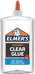 Elmers Clear Liquid School Glue 16oz