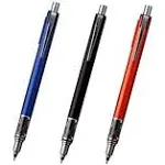 uni Mechanical Pencil Kurutoga Advance 0.5mm 3-Pencil Bundle Set, Navy (M55591P.9), Black (M55591P.24), Red (M55591P.15)