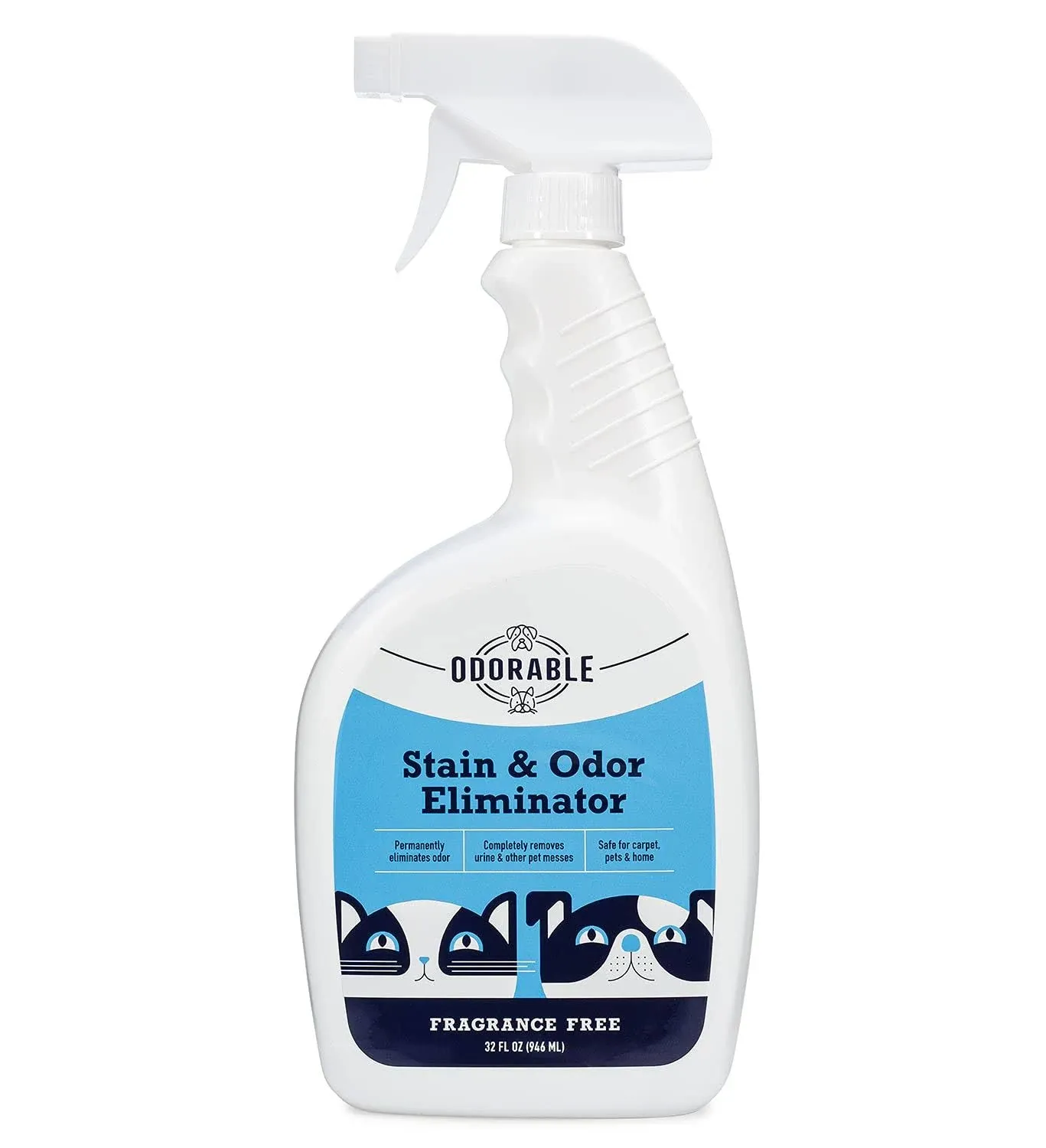 Odorable Stain & Odor Eliminator - Fragrance Free - Powered by Nonscents Odor Control