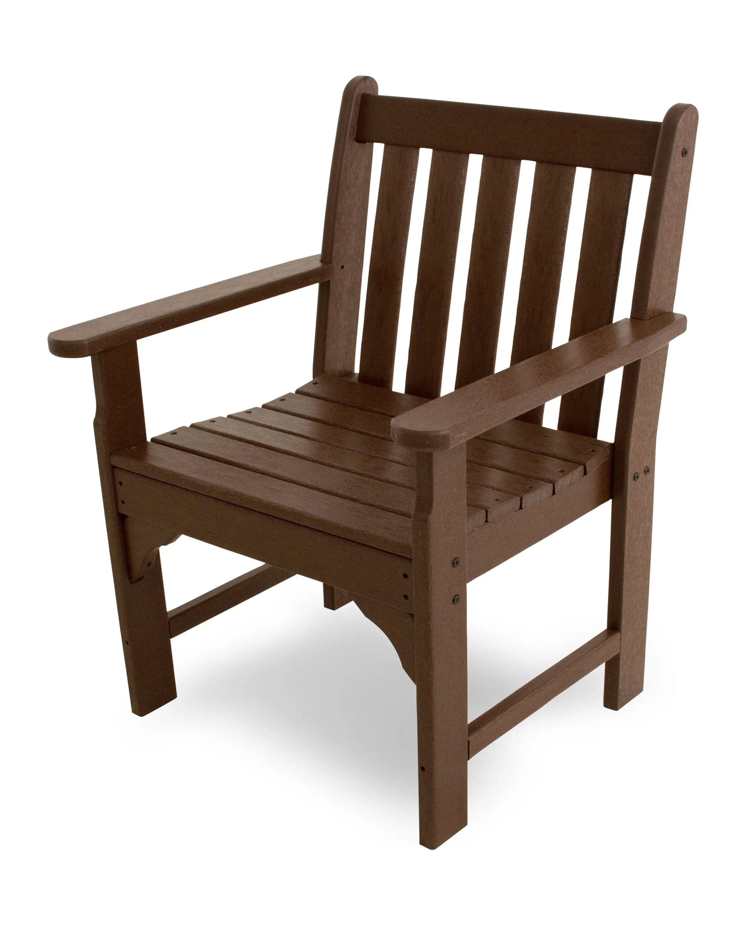 POLYWOOD Vineyard Garden Arm Chair - White