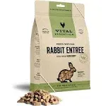 Vital Essentials Freeze Dried Grain-Free Raw Dog Food Rabbit MINI NIBS 25oz