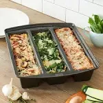 Professional Lasagna Trio Pan - Silver