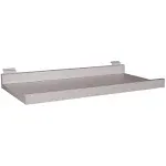 SSWBasics White Melamine Shelf Kit for Slatwall - 11½”D x 24”L