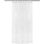 48 inch Wide Stall Shower Curtain Liner with 3 Magnets - PEVA, Waterproof, PV...