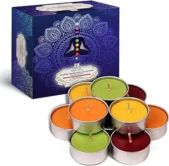 Exquizite Inspired Chakra Tealight Candles - Meditation and Manifestation Tea ...