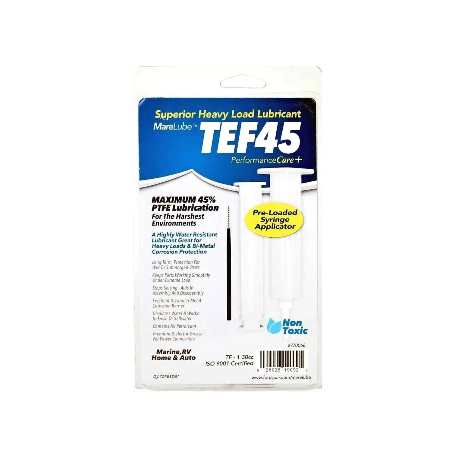 Forespar Marelube TEF45 30cc Syringe