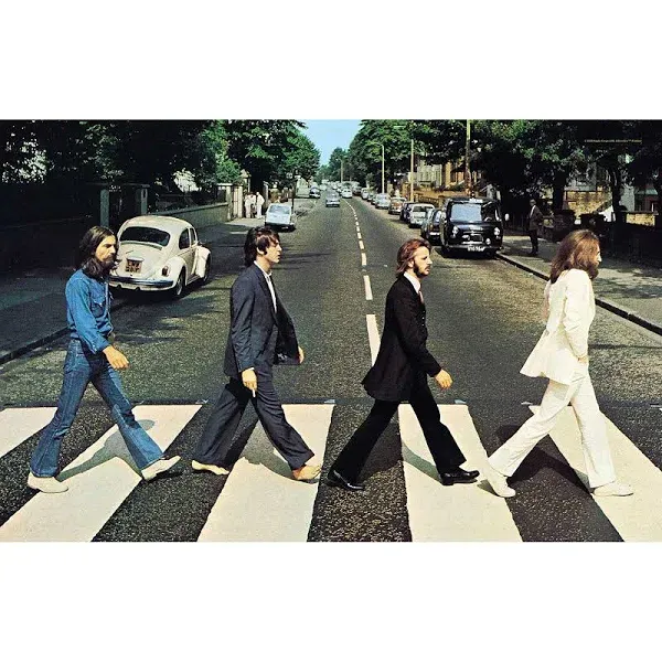 Razamataz Beatles - Abbey Road Fabric Poster - 41" x 28"