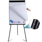 Adjustable Magnetic Whiteboard Easel with Tripod Stand