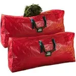 Zober Christmas Tree Storage Bag 7.5 ft - 2- Pack Artificial Disassembled ...