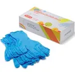 Kids Gloves Disposable for 4-10 Years - Latex and Powder Free - for Kids Festiva