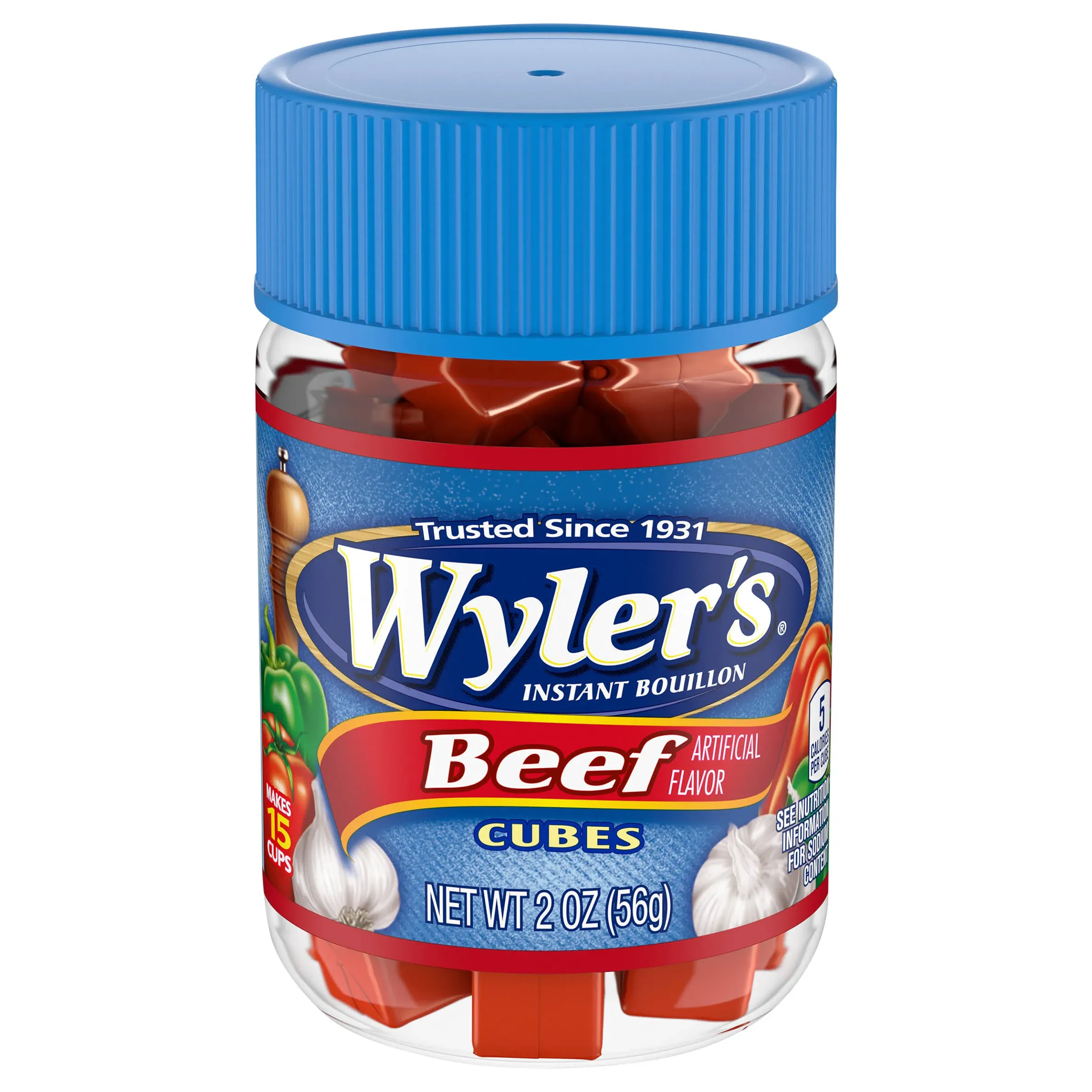 Wyler's Instant Bouillon Beef Flavored Cubes (3.25 oz Jar)