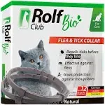 Natural Flea & Tick Collar for Cats - 12 Months Control of Best Prevention & Safe Treatment - Anti Fleas and Ticks Essential Oil Repellent (2 Pack)