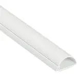 Cord Cover White, Hide Wall Mount Wires, Cables , W 1.18&#034; x 0.59&#034; x 15.7&#034;