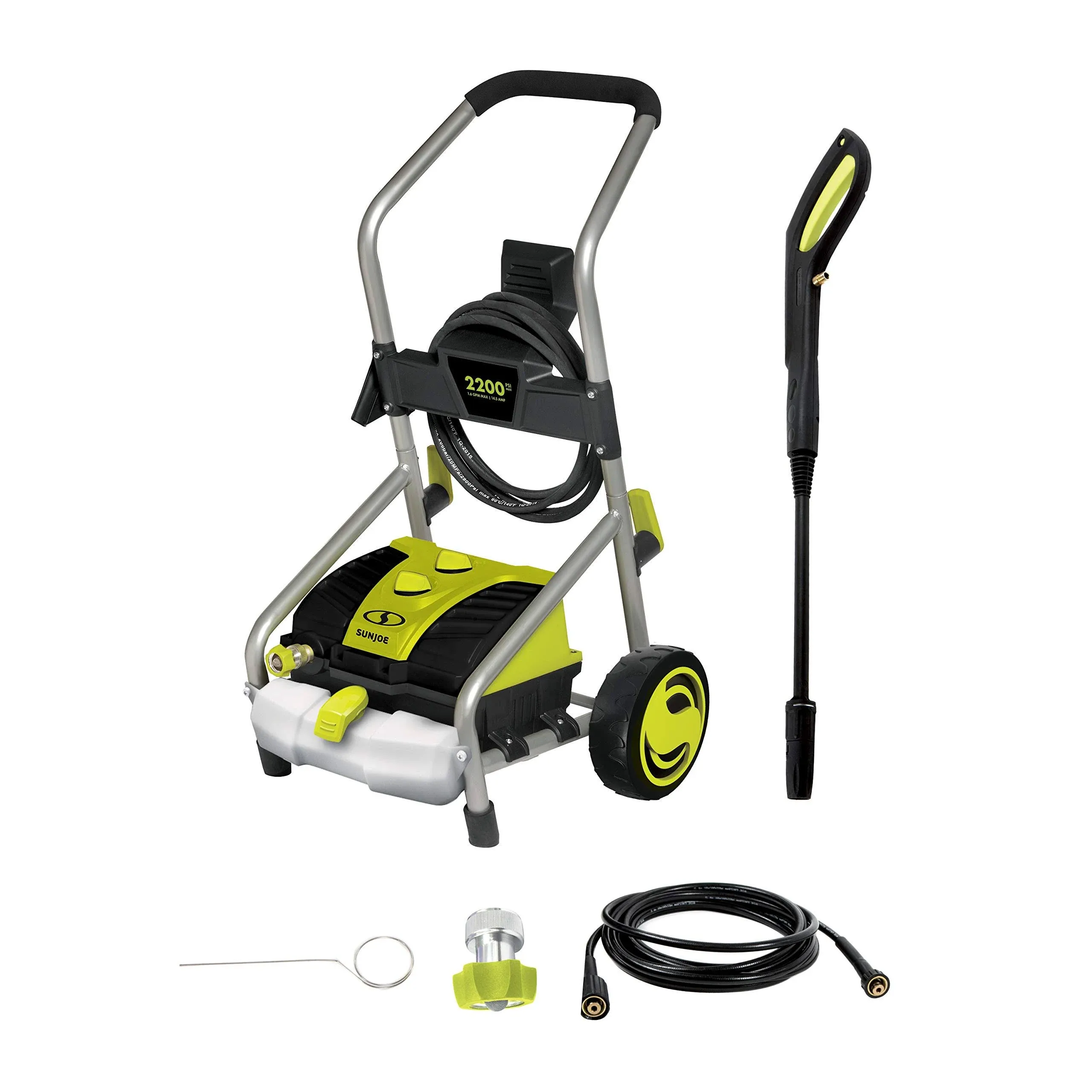 Sun Joe SPX4003 2200 Max PSI 1.6 GPM 14.5 Amp Electric Pressure Washer