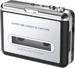 cassette Tape to CD Converter via Usb,Portable Cassette Player Captur...