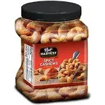 Nut Harvest Cashews Spicy 24 oz Jar