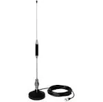 CB Antenna 28 inch 27 Mhz CB Radio Antenna Full Kit with Heavy Duty Magnet Mount Mobile/Car Radio Antenna Compatible with President Midland Cobra Uniden Anytone by LUITON