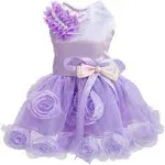 Dog Dress Luxury Puppy Skirt Dog Clothes Princess Dresses Wedding Evening Dress ...