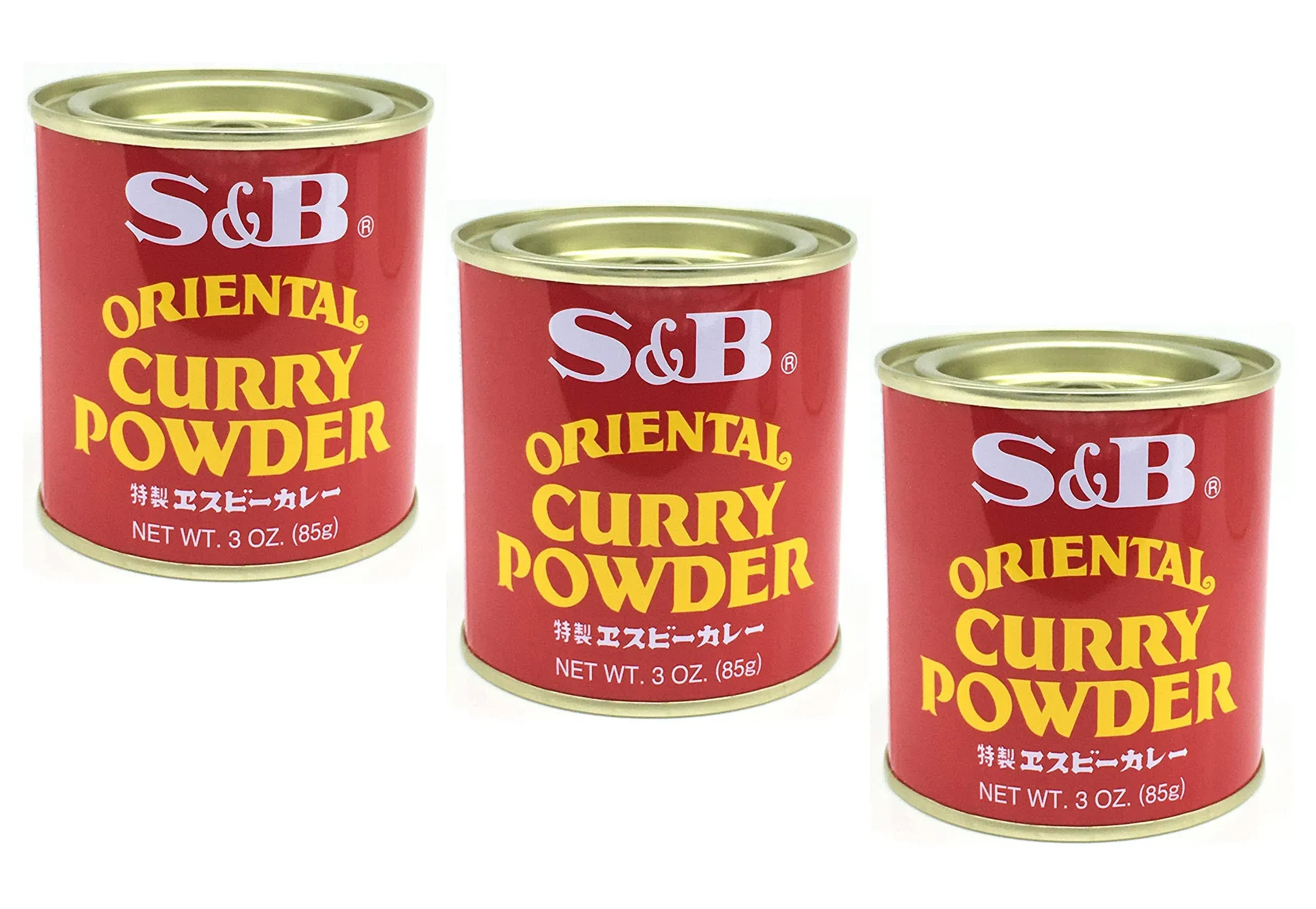 S&B Curry Powder, Oriental, 3 oz - SET OF 3