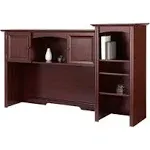 Realspace Broadstreet 65"W Hutch for U-Shaped Desk, Cherry