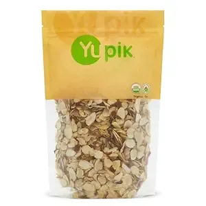 Yupik Nuts, Organic, Natural Sliced Almonds, 1 lb, Non-GMO, Vegan, Gluten-Free