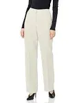 Kasper Straight-Leg Crepe Pants - White 18