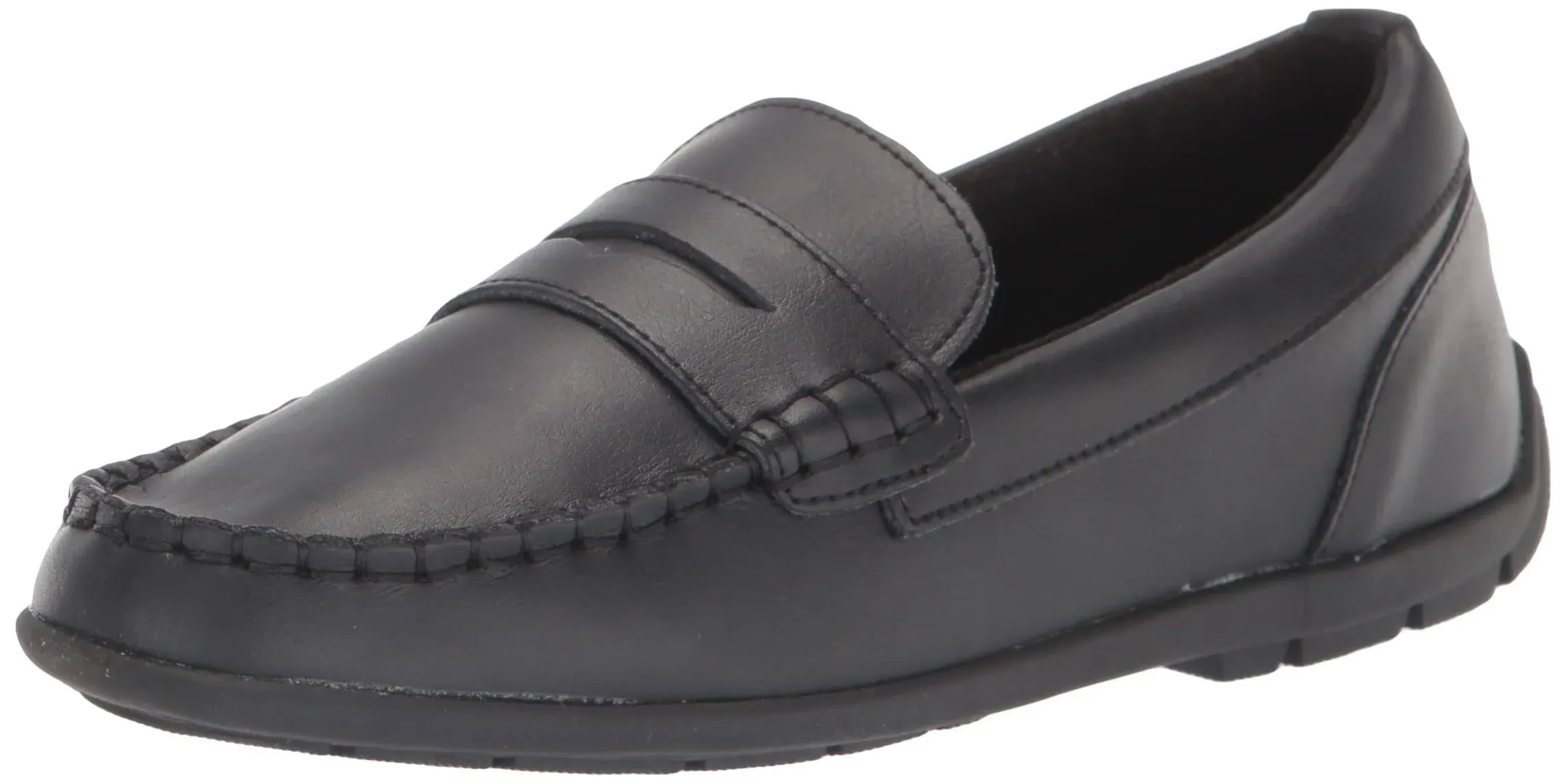 Steve Madden Youth Boys Jared Loafers, Black, 5M Youth