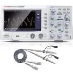 HANMATEK 110mhz Bandwidth DOS1102 Digital Oscilloscope -2 Channels and 7” Screen