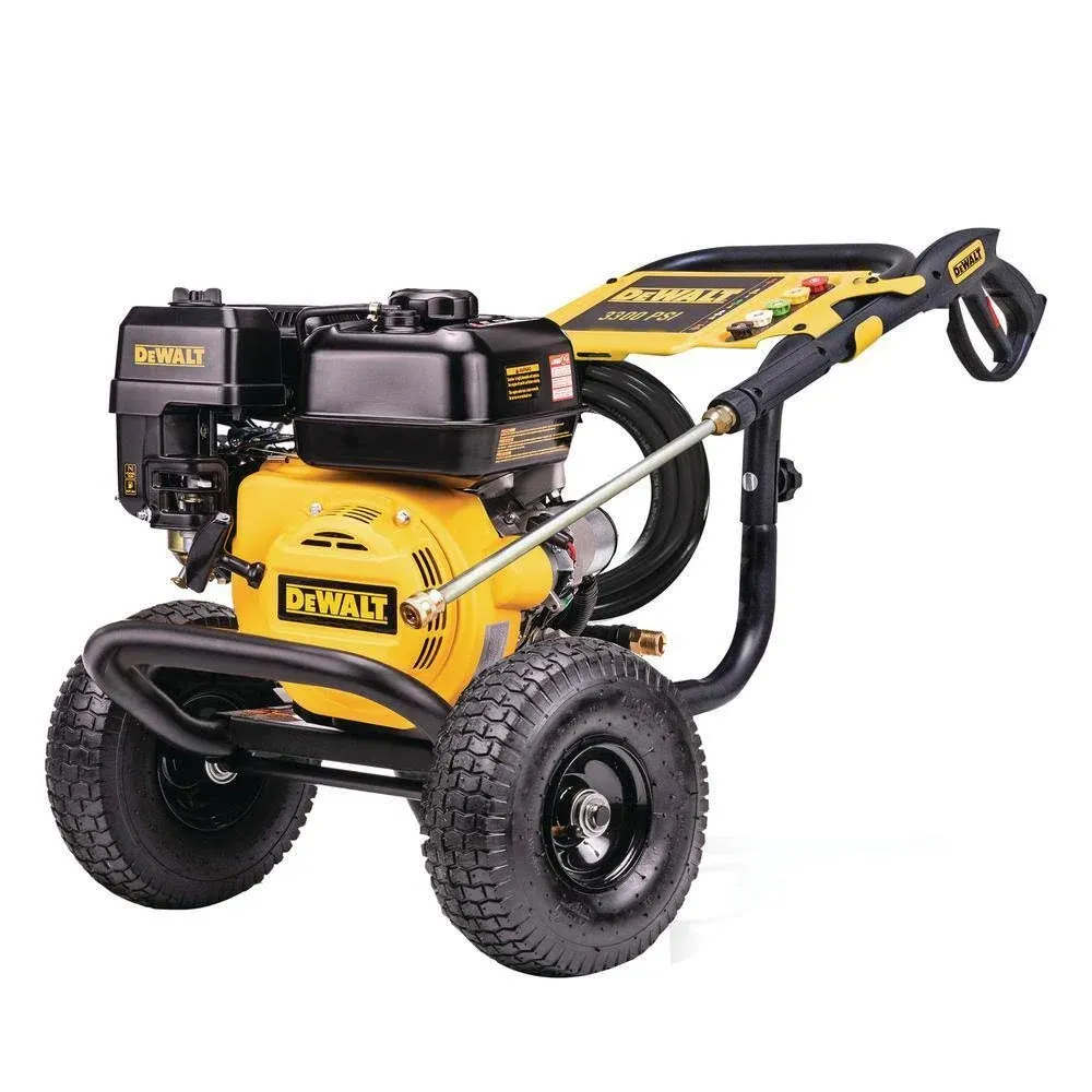 DeWalt 3300 PSI 2.4 GPM Gas Cold Water Pressure Washer with OEM Axial Cam Pump