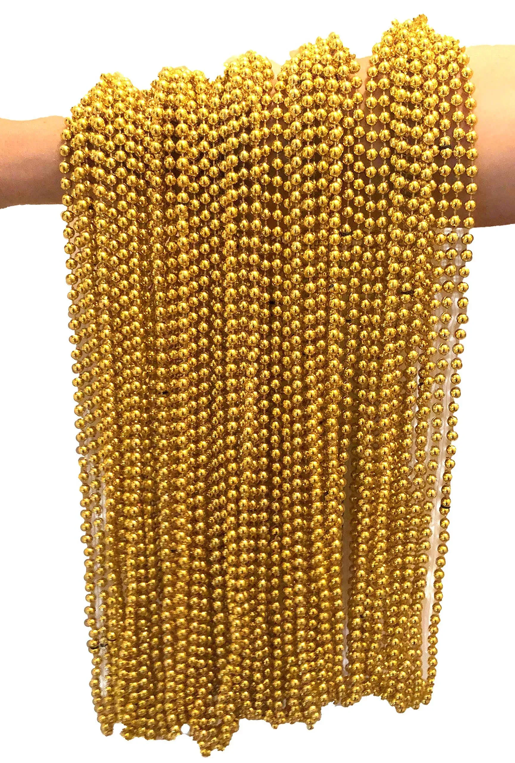 Dondor Festive Metallic Beaded Necklaces