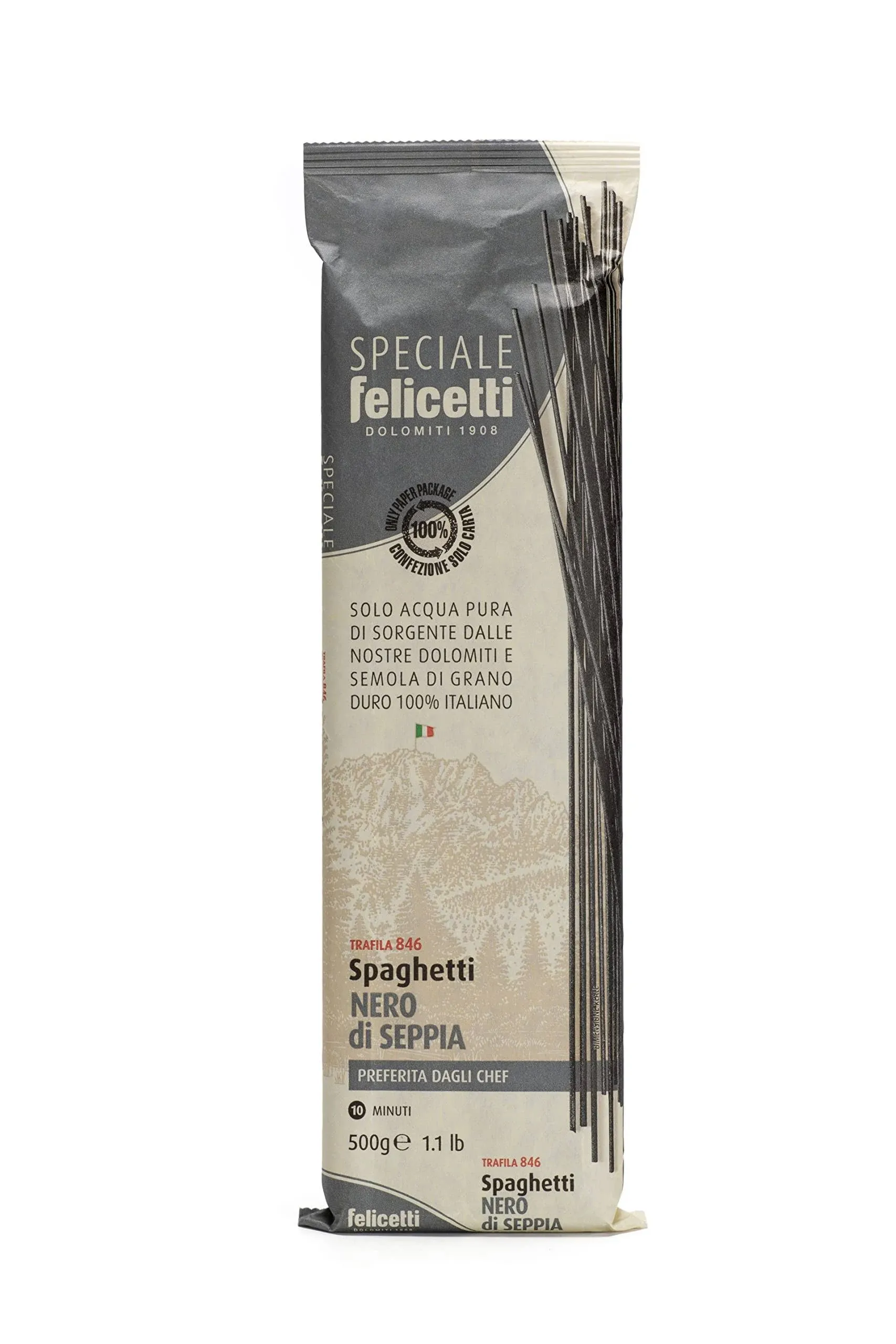 Felicetti Spaghetti with Squid Ink - 17.6 oz