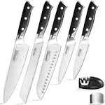 Topfeel Professional Chef Knife Set 5PCS 3.5-8” Set Kitchen Knives German New