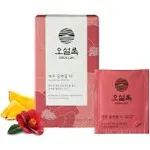 OSULLOC Camellia Flower Tea (Tropical fruity flavors), Premium Blended Tea from Jeju, Tea Bag Series 20 count, 1.06 oz, 30g