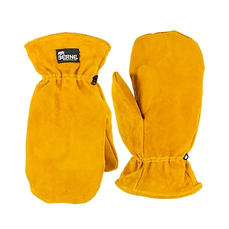 Berne Sherpa Lined Mitten, Gold