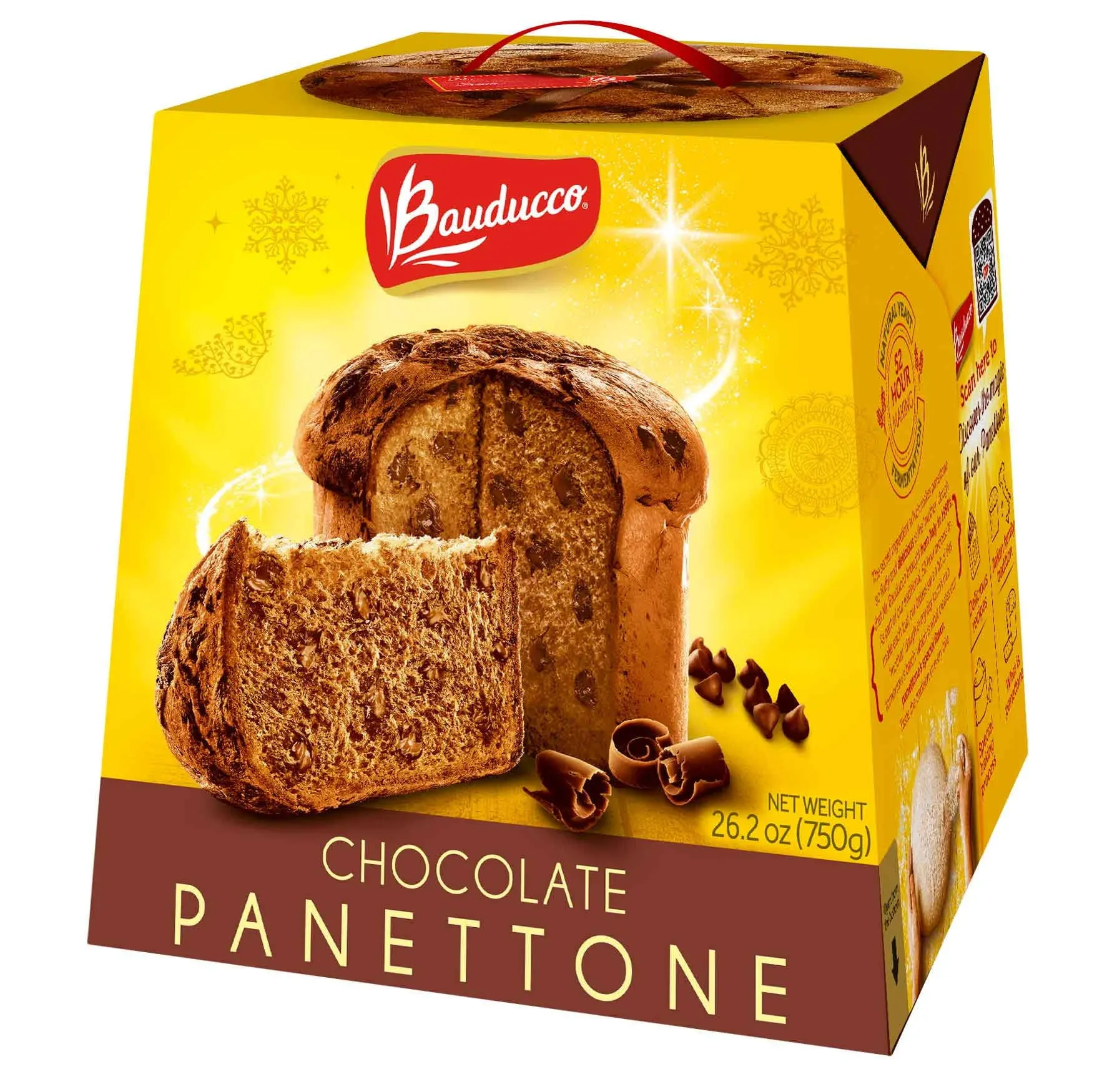 Bauducco Panettone, with Milk Chocolate Chips - 26.2 oz