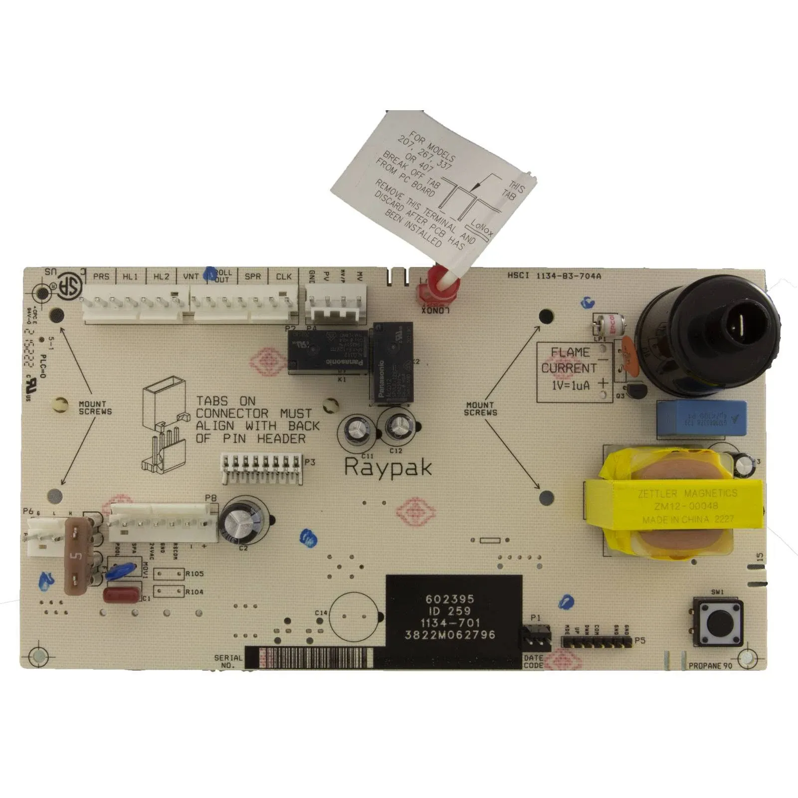 Raypak - 013464F 3-Wire PC Board Controller