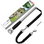 NEWURBAN - Dog Bike Leash - Easy Installation Removal - Hand Free Dog Bicycle - Exerciser Leash - for Exercising - Training Jogging - Cycling and Outdoor - Safe with Pets