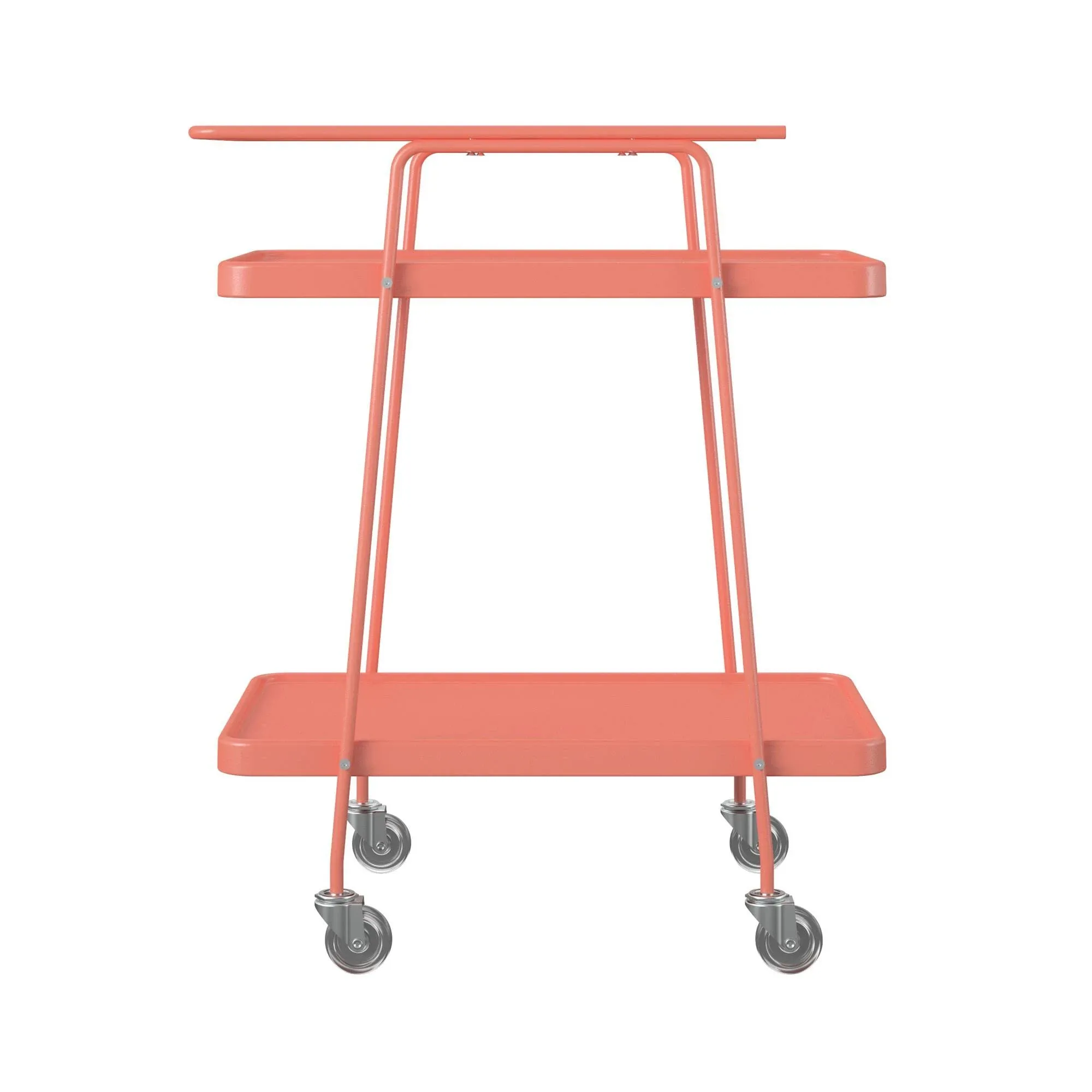 Cosco 2 Tier Serving Cart - Coral