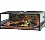 REPTIZOO - RK0226 - 48" x 24” x 18” - Knock Down - Reptile Glass Terrarium - Sliding Door